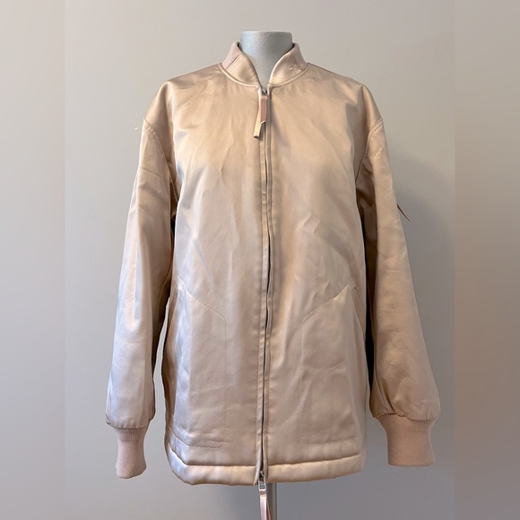 T Alexander Wang satin blush bomber. - Picture 4 of 12